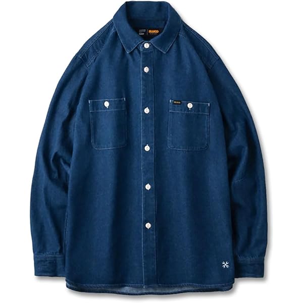 Amazon.co.jp: [ブルコ] OL-1121 CAMBRAY WORK SHIRT 3色(NVY/BLU/BLK